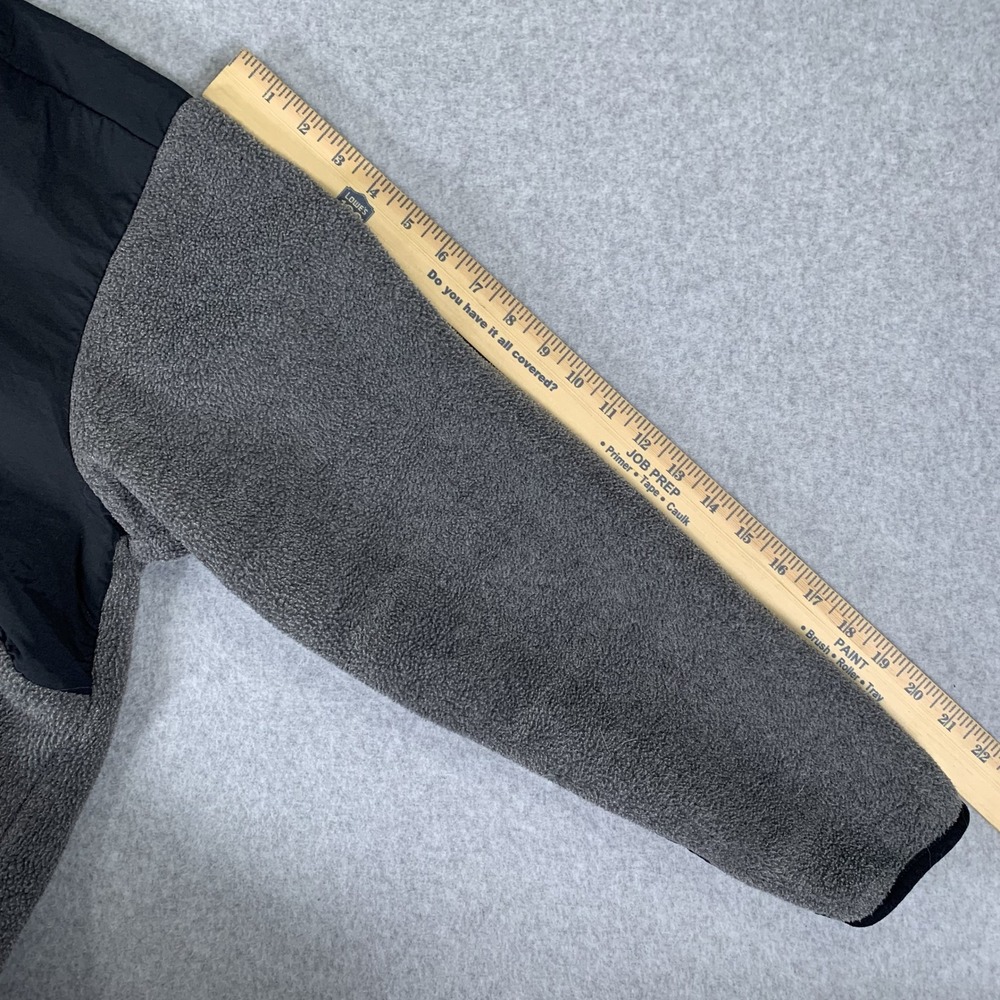 The North Face Denali Fleece Jacket Boys XL Grey Black Polartec Full Zip - Picture 10 of 16